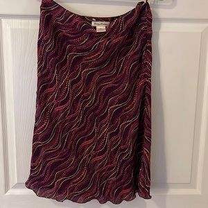 Tommy Bahama 100% silk bohemian skirt